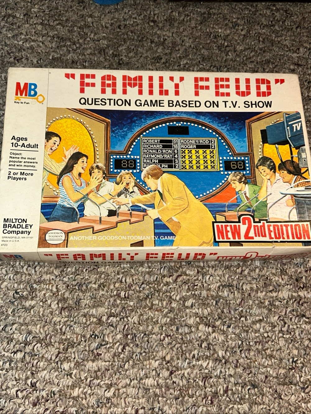 1978 Family Feud Vintage Board Game 2nd Edition by Milton Bradley